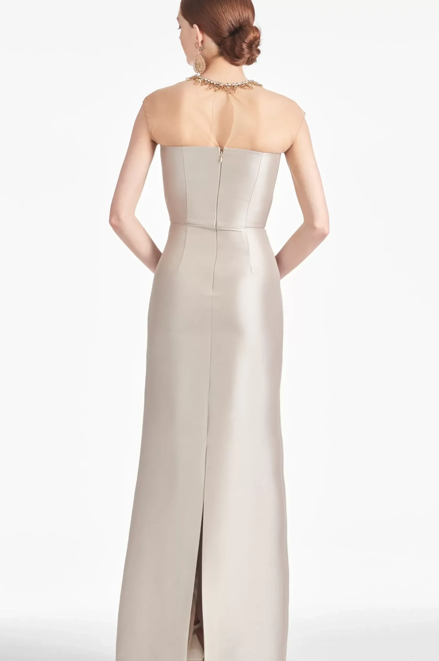 Women Sachin & Babi Gowns-Irina Gown Frosty Pewter