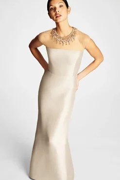 Women Sachin & Babi Gowns-Irina Gown Frosty Pewter