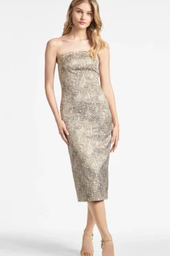 Women Sachin & Babi Dresses-Isa Dress Gilded Floral