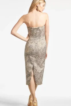 Women Sachin & Babi Dresses-Isa Dress Gilded Floral