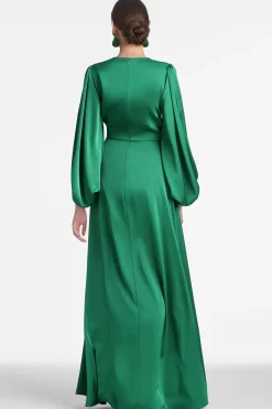 Women Sachin & Babi Gowns-Jenny Gown Emerald