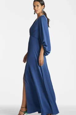 Women Sachin & Babi Gowns-Jenny Gown Washed Indigo