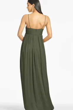 Women Sachin & Babi Gowns-Jessica Gown Moss Green