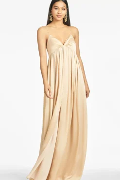 Women Sachin & Babi Gowns-Jessica Gown Champagne