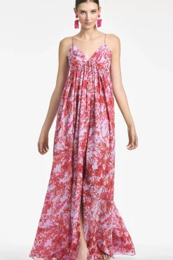 Women Sachin & Babi Gowns-Jessica Gown Amaranths Spray