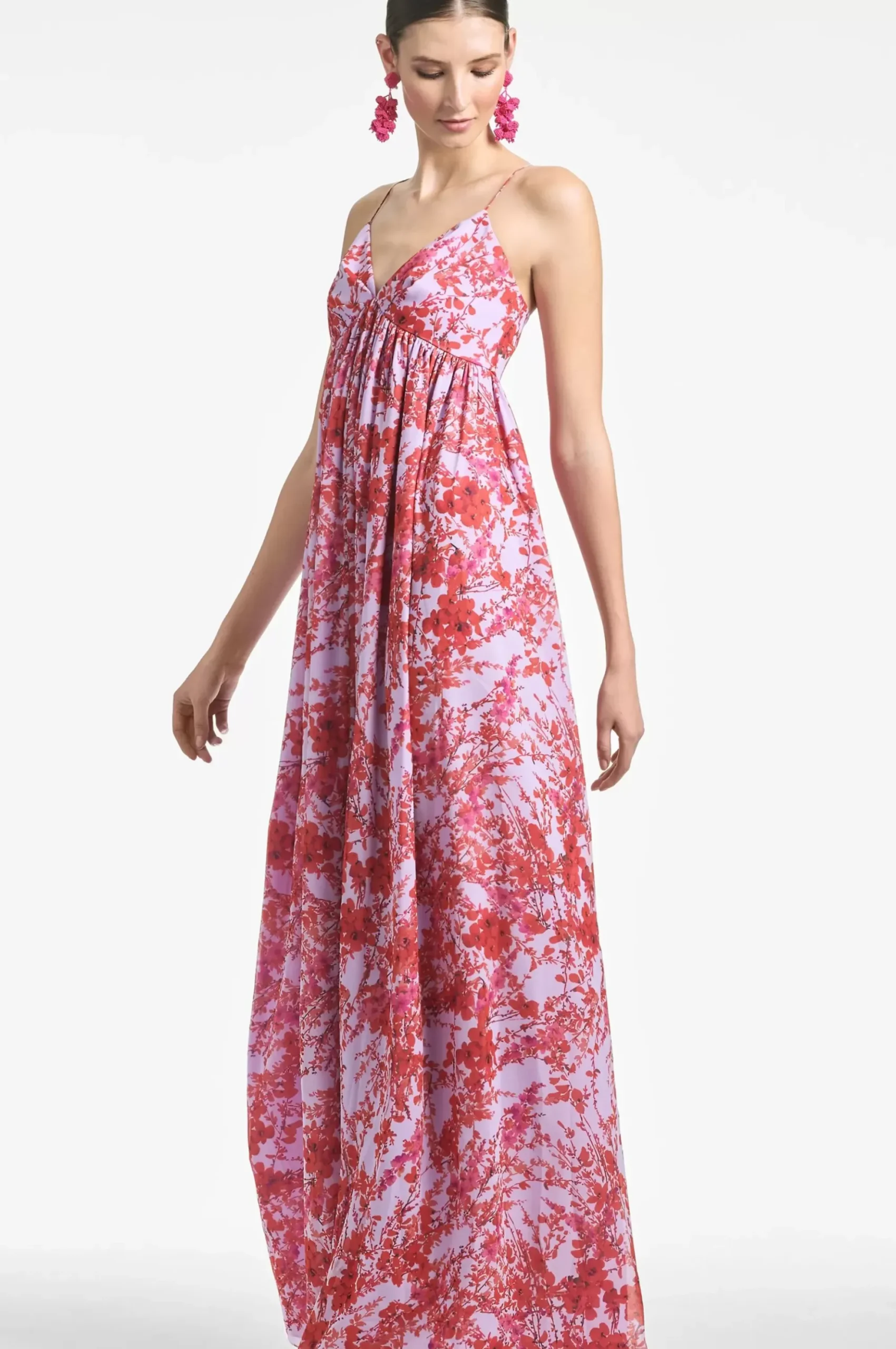 Women Sachin & Babi Gowns-Jessica Gown Amaranths Spray