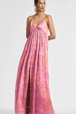 Women Sachin & Babi Gowns-Jessica Gown Pastel Sunset Hydrangea