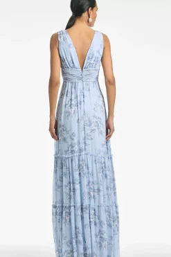 Women Sachin & Babi Gowns-Justine Gown Iced Narcissus