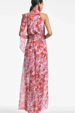 Women Sachin & Babi Gowns-Kayla Gown Amaranths Spray