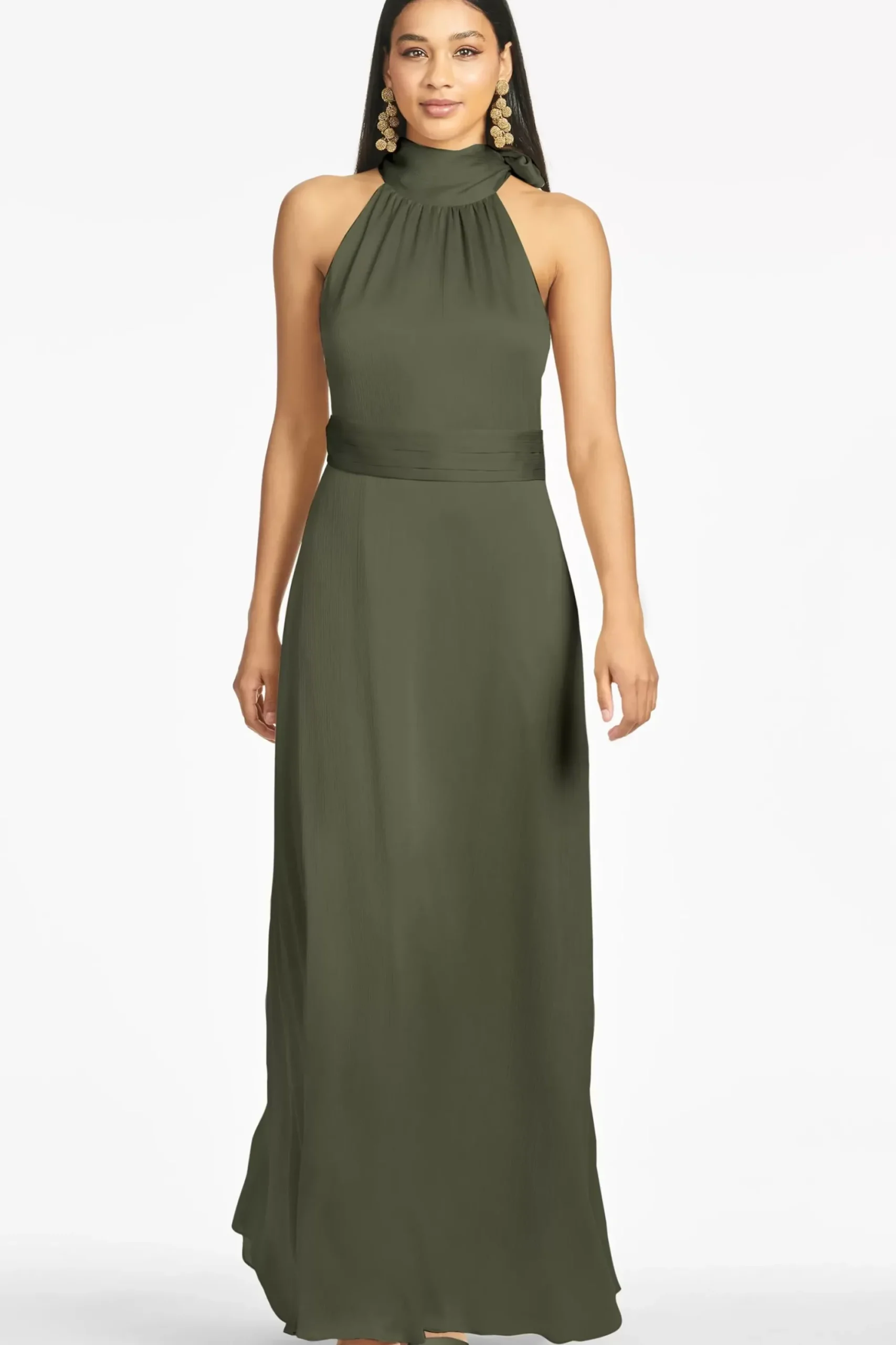 Women Sachin & Babi Gowns-Kayla Gown Moss Green