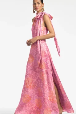 Women Sachin & Babi Gowns-Kayla Gown Pastel Sunset Hydrangea