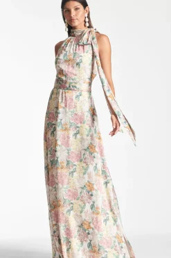 Women Sachin & Babi Gowns-Kayla Gown Antique Bouquet