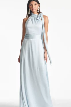 Women Sachin & Babi Gowns-Kayla Gown Ice Blue