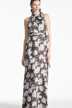 Women Sachin & Babi Gowns-Kayla Gown Ebony Garden