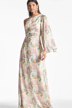 Women Sachin & Babi Gowns-Keely Gown Antique Bouquet