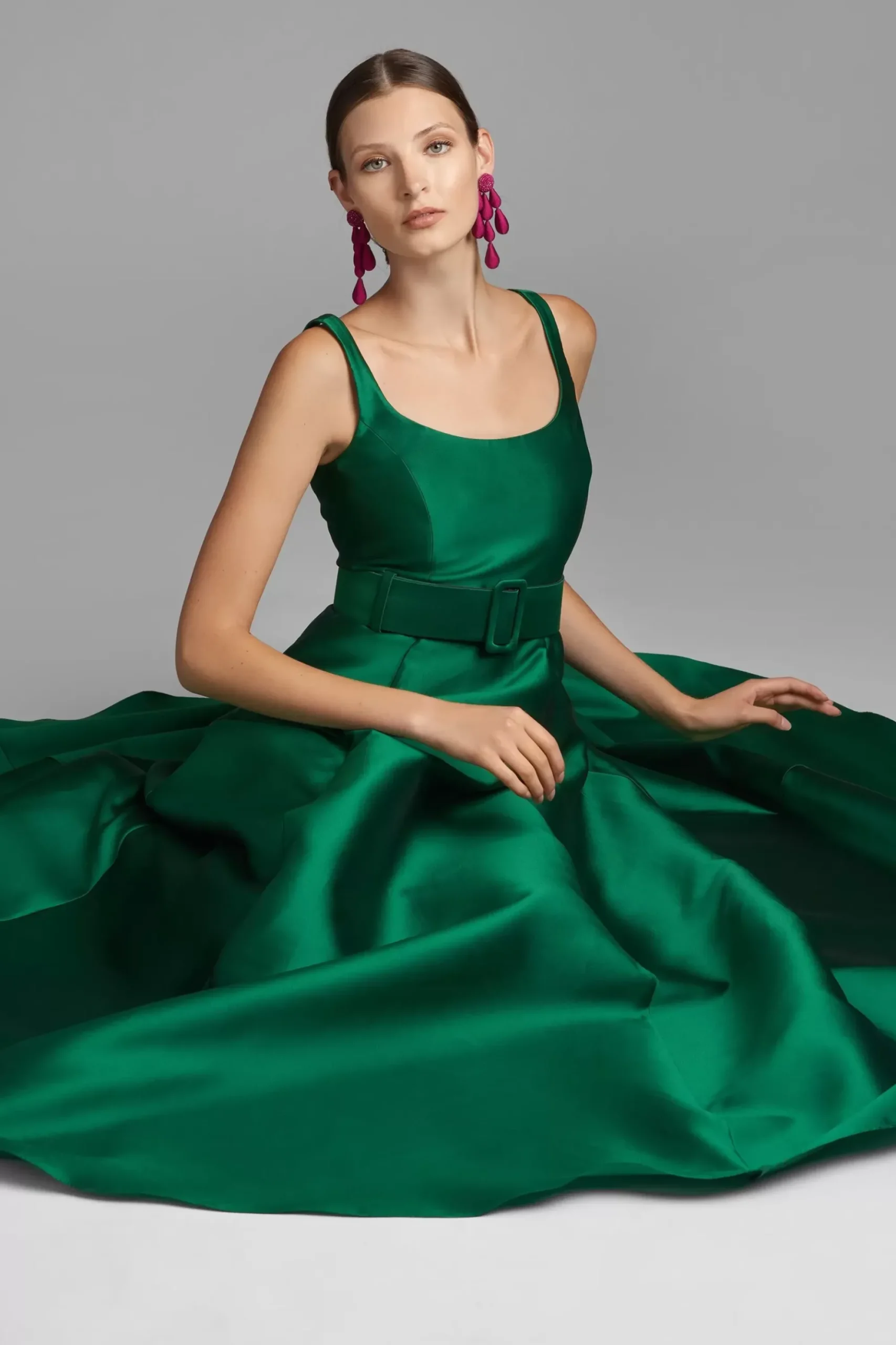 Women Sachin & Babi Gowns-Kruse Gown Emerald