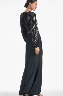 Women Sachin & Babi Gowns-Lane Gown Black