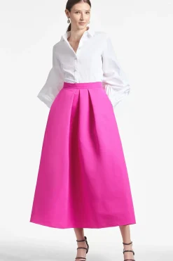 Women Sachin & Babi Matching Sets-Leighton Skirt Cerise