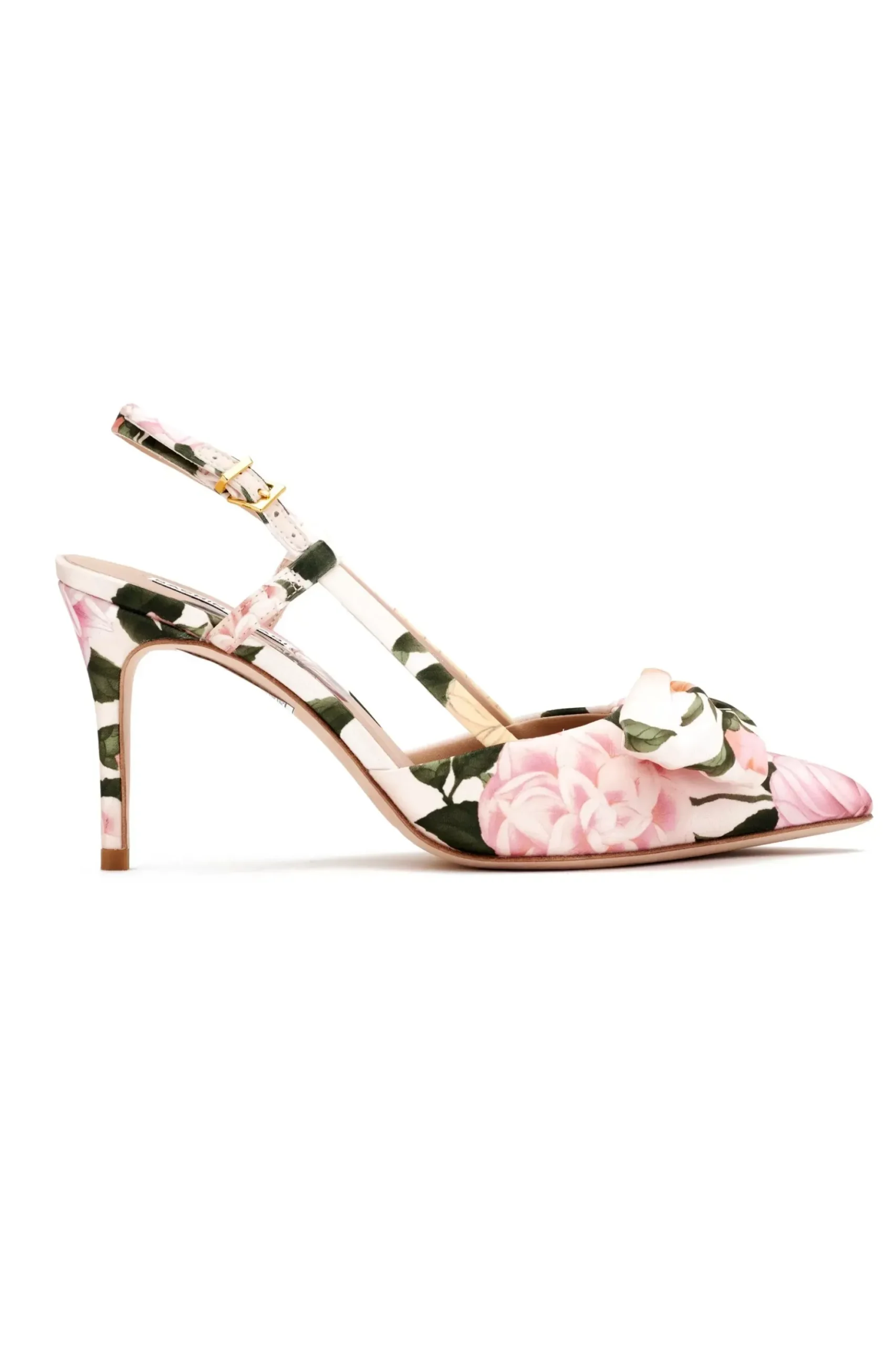 Women Sachin & Babi -Lenox Obi-Bow Slingback Pink Lemonade Bouquet