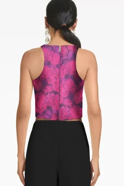 Women Sachin & Babi Matching Sets-Lexie Top Magenta Bloom