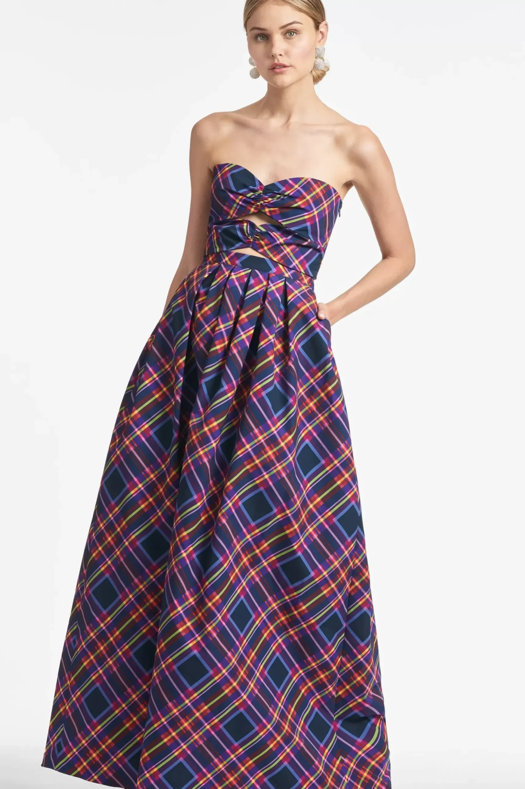 Women Sachin & Babi Tops & Blouses-Liza Top Party Plaid