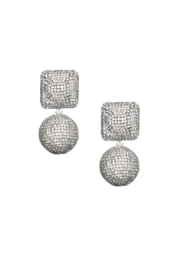 Women Sachin & Babi Earrings-Lydia Earrings-Crystals Clear