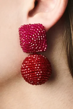 Women Sachin & Babi Earrings-Lydia Earrings-Faceted Beads