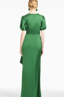Women Sachin & Babi Gowns-Mila Gown Emerald