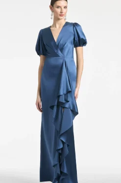 Women Sachin & Babi Gowns-Mila Gown Indigo