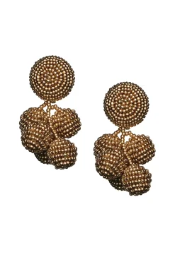 Women Sachin & Babi Earrings-Mini Coconuts Earrings-Smooth Beads