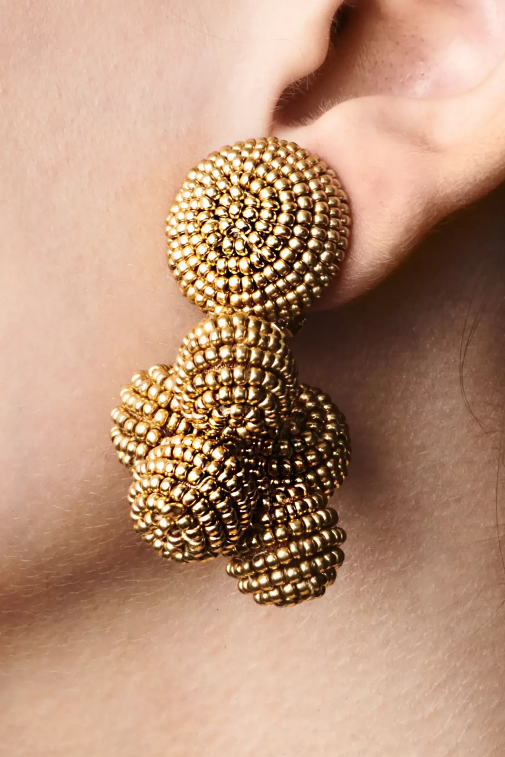 Women Sachin & Babi Earrings-Mini Coconuts Earrings-Smooth Beads
