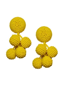 Women Sachin & Babi Earrings-Mini Coconuts Earrings-Smooth Beads