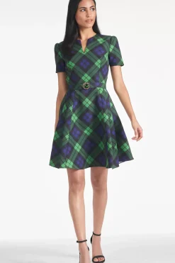 Women Sachin & Babi Dresses-Nicolette Dress Neo Tartan