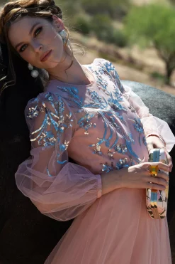 Women Sachin & Babi Bag-On The Rocks Clutch Pink Lemonade Bouquet