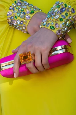 Women Sachin & Babi Bag-On The Rocks Clutch Cerise