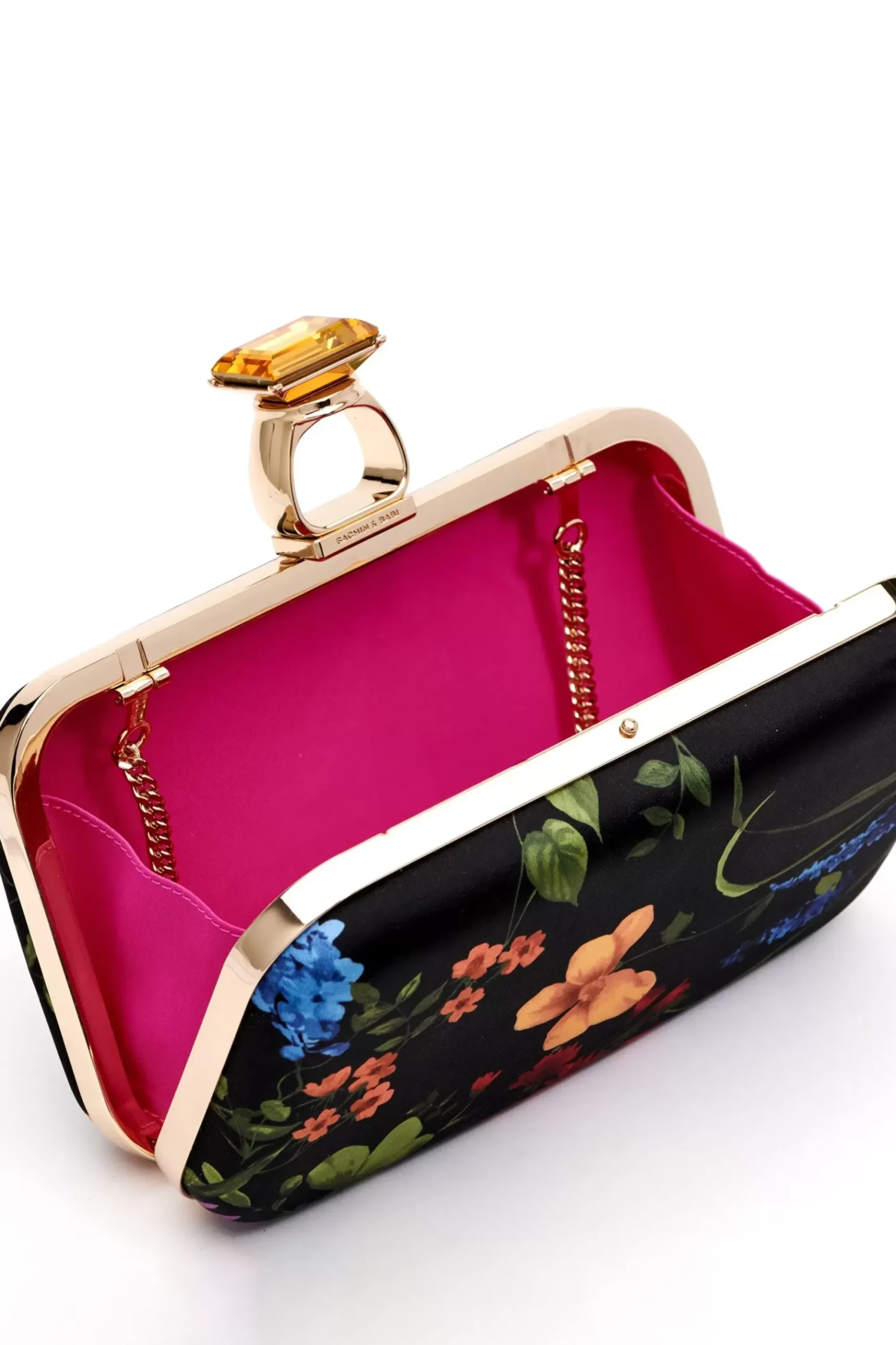 Women Sachin & Babi Bag-On The Rocks Clutch Noir Wildflower