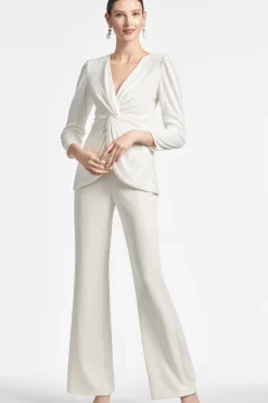 Women Sachin & Babi Tops & Blouses-Peyton Top Ivory