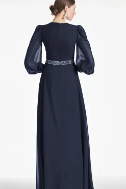 Women Sachin & Babi Gowns-Ramsey Gown Midnight