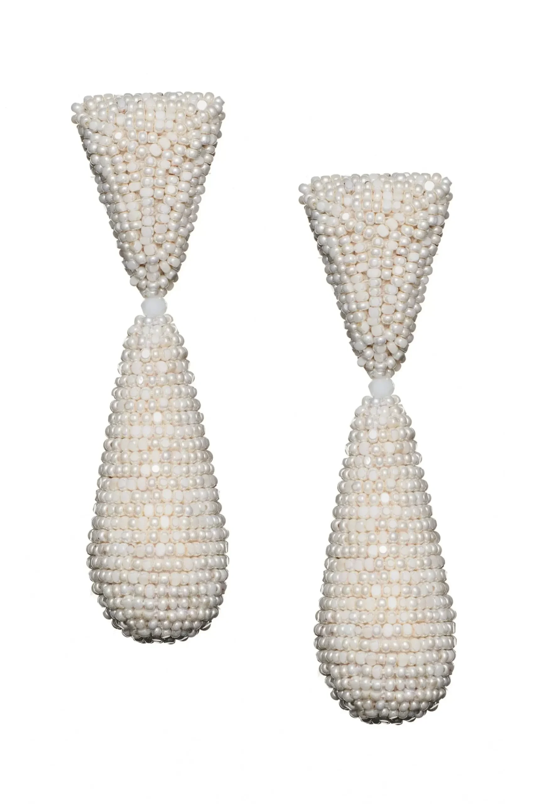 Women Sachin & Babi Earrings-Rhea Earrings-Smooth Beads Ivory