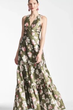 Women Sachin & Babi Gowns-Rori Gown Moss Magnolia
