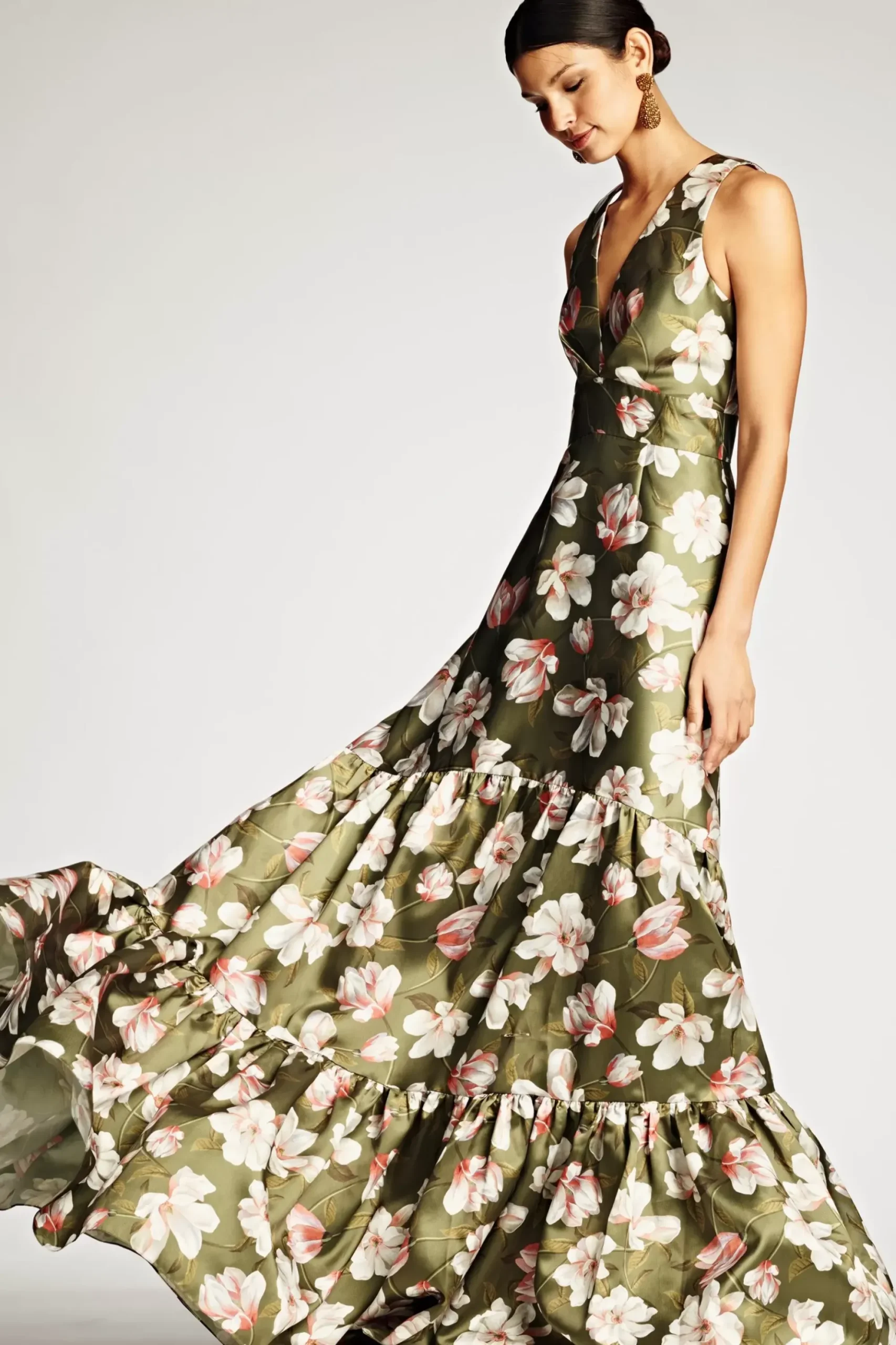 Women Sachin & Babi Gowns-Rori Gown Moss Magnolia