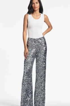 Women Sachin & Babi Pants & Jumpsuits-Sequin Alli Pant Gunmetal