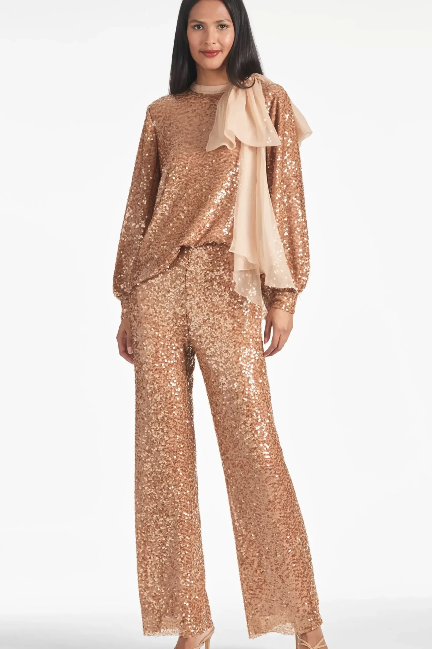 Women Sachin & Babi Pants & Jumpsuits-Sequin Bri Pant Honey