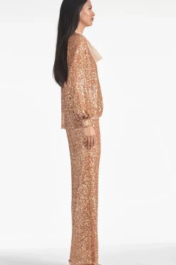 Women Sachin & Babi Pants & Jumpsuits-Sequin Bri Pant Honey