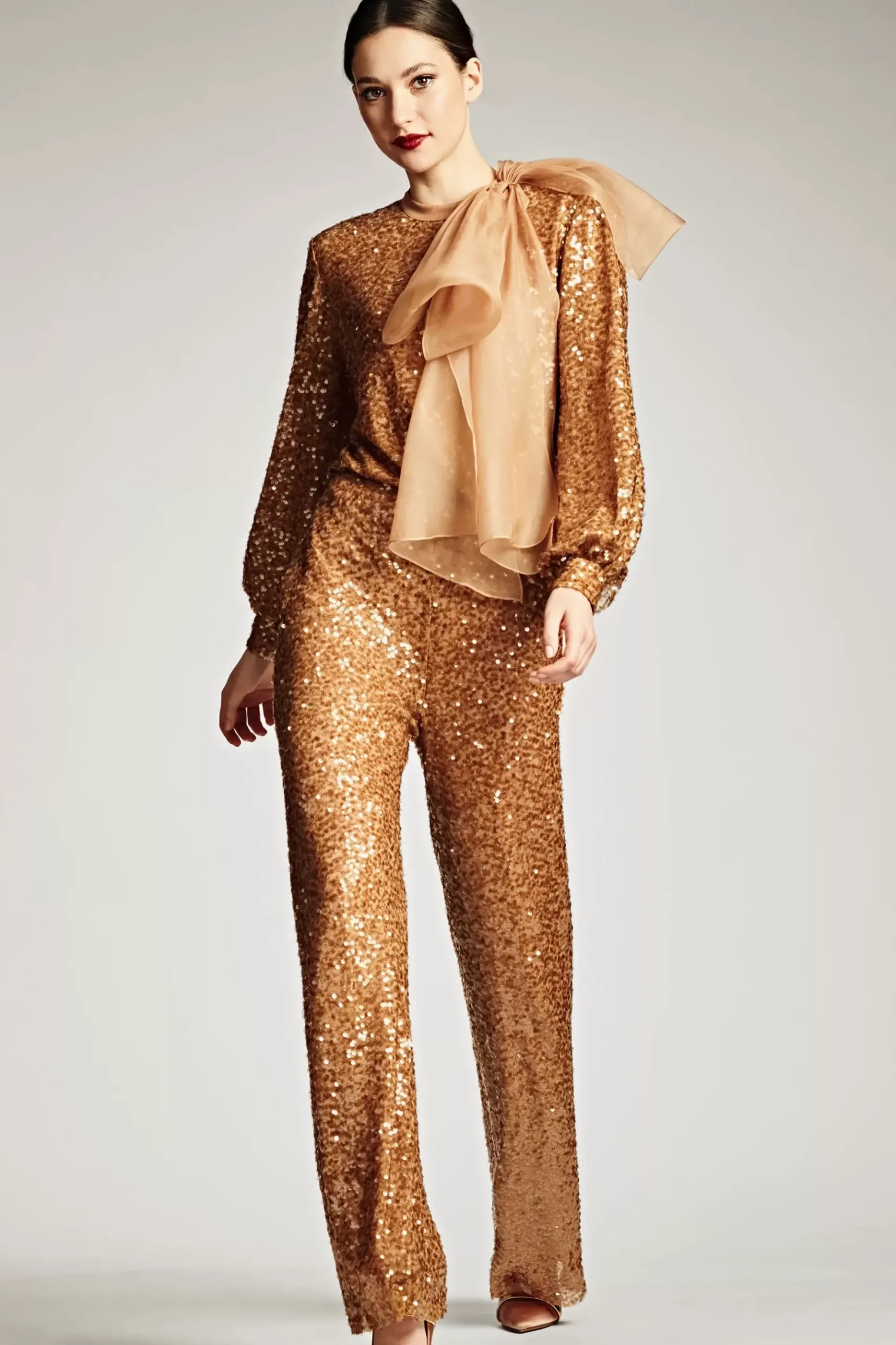 Women Sachin & Babi Pants & Jumpsuits-Sequin Bri Pant Honey