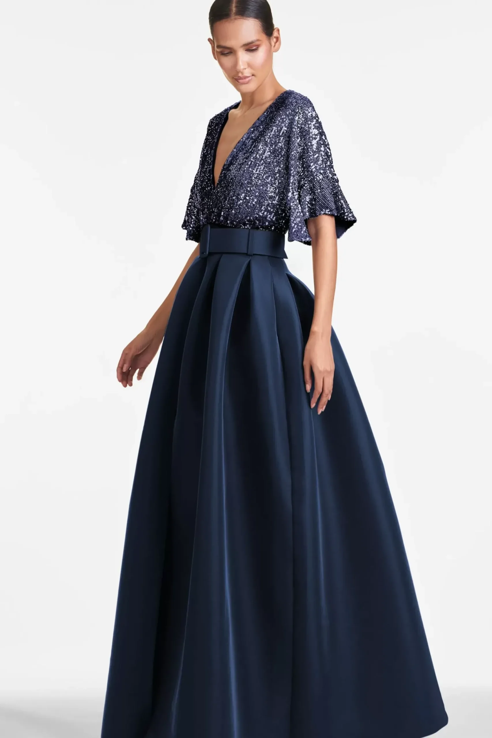 Women Sachin & Babi Gowns-Simone Gown Night Sky