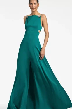 Women Sachin & Babi Gowns-Torence Gown Dragonfly
