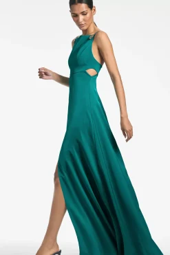 Women Sachin & Babi Gowns-Torence Gown Dragonfly
