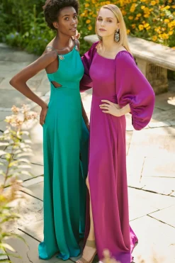 Women Sachin & Babi Gowns-Torence Gown Dragonfly