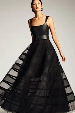 Women Sachin & Babi Gowns-Veruca Gown Black